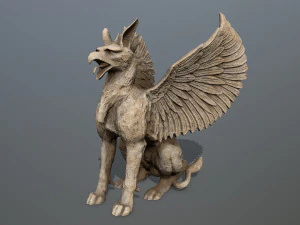 Statue Creature 3D Model
