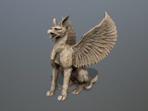Statue Creature Modello 3D