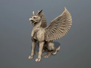 Statue Creature 3D Model