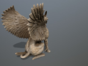 Statue Creature Modello 3D