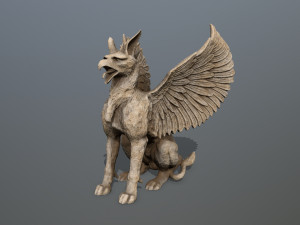 Statue Creature Modello 3D