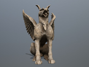 Statue Creature Modello 3D