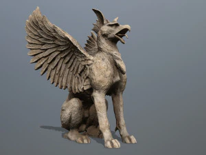 Statue Creature 3D Model
