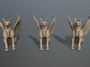 Statue Creature Modello 3D