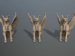 Statue Creature 3D Model