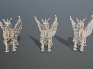 Statue Creature 3D Model