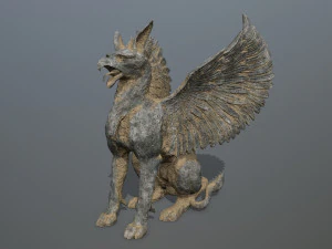 Statue Creature 3D Model