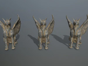 Statue Creature 3D Model