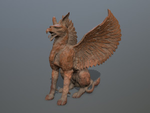 Statue Creature 3D Model