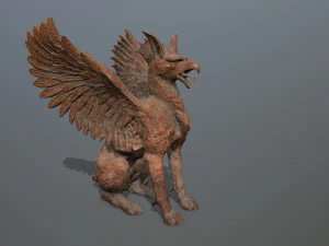 Statue Creature 3D Model