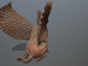 Statue Creature 3D Model