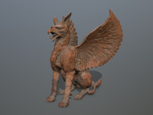 Statue Creature 3D Model