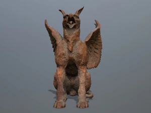 Statue Creature 3D Model
