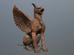 Statue Creature 3D Model