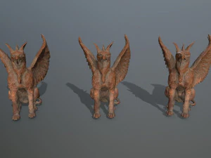 Statue Creature 3D Model