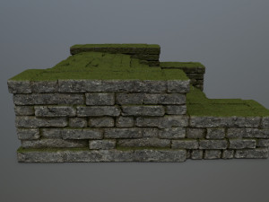 Ruin Stairs Modello 3D