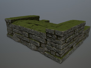 Ruin Stairs Modello 3D