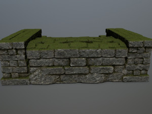 Ruin Stairs Modello 3D