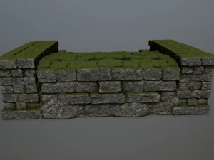 Ruin Stairs 3D Model