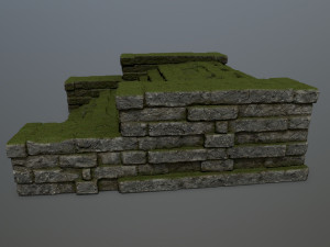 Ruin Stairs Modello 3D