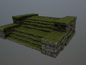 Ruin Stairs Modello 3D