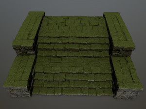 Ruin Stairs Modello 3D