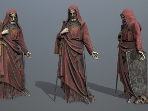 Man Statue 3D Model