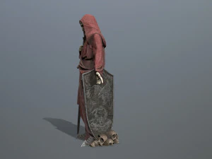Man Statue 3D Model