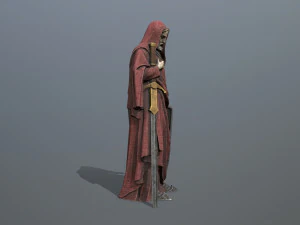 Man Statue 3D Model