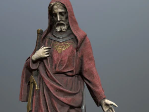 Man Statue 3D Model