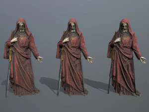 Man Statue 3D Model