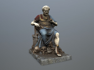 Man Statue 3D 模型