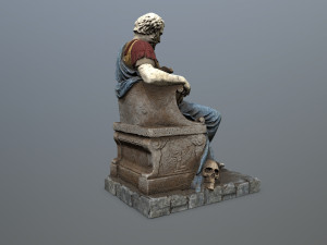 Man Statue 3D 模型