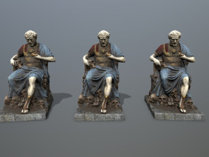 Man Statue 3D 模型