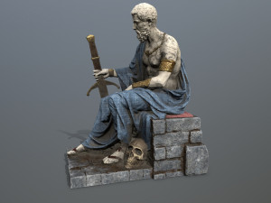 Man Statue 3D Модель
