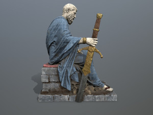 Man Statue 3D Модель
