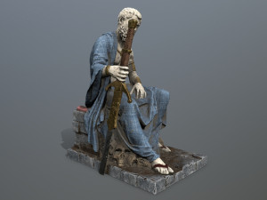 Man Statue 3D Модель