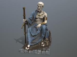Man Statue 3D Модель