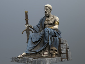 Man Statue 3D Модель