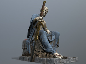 Man Statue 3D Модель
