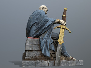 Man Statue 3D Модель