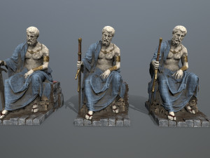Man Statue 3D Модель