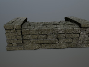 Ruin Stairs Model 3D