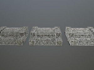 Ruin Stairs Model 3D