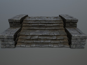 Ruin Stairs Modelo 3D