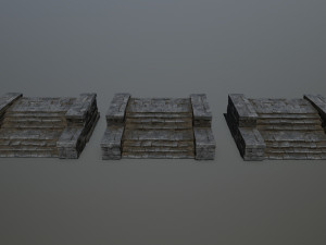 Ruin Stairs Model 3D