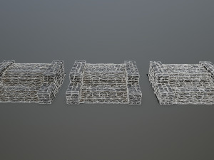 Ruin Stairs Model 3D