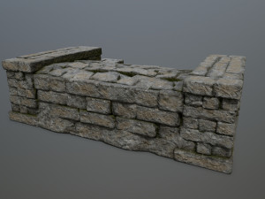 Ruin Stairs Model 3D