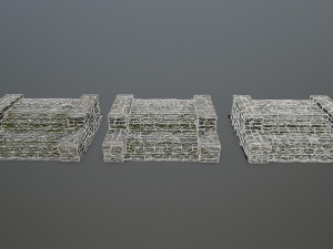 Ruin Stairs Model 3D