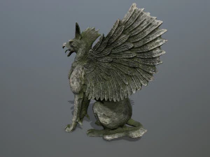 Statue Creature 3D Model
